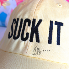 Load image into Gallery viewer, Suck It Embroidered Dad Hat
