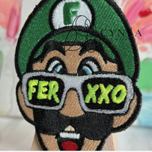 Load image into Gallery viewer, Green Plumber Gafitas Iron-On Patch

