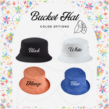 Load image into Gallery viewer, Cumple Embroidered Bucket Hat
