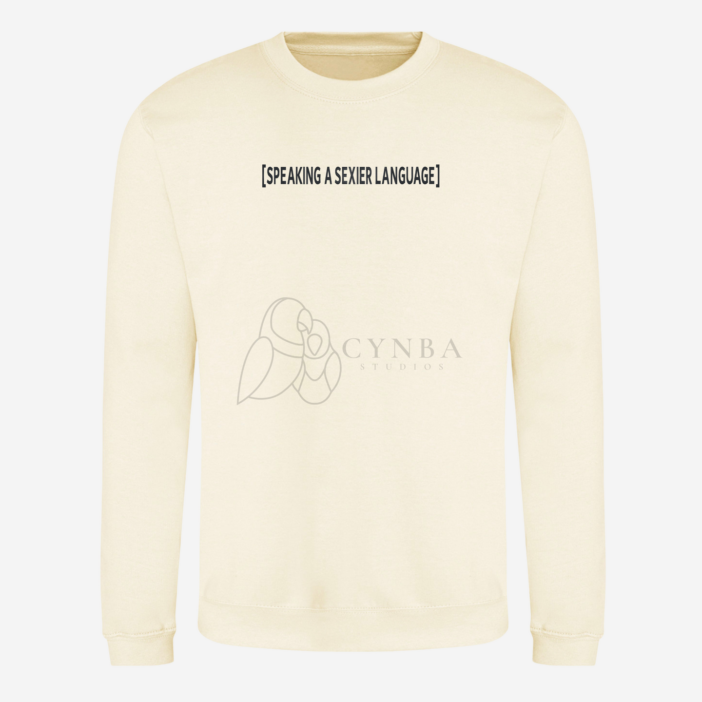 Sexier Language Embroidered Sweatshirt