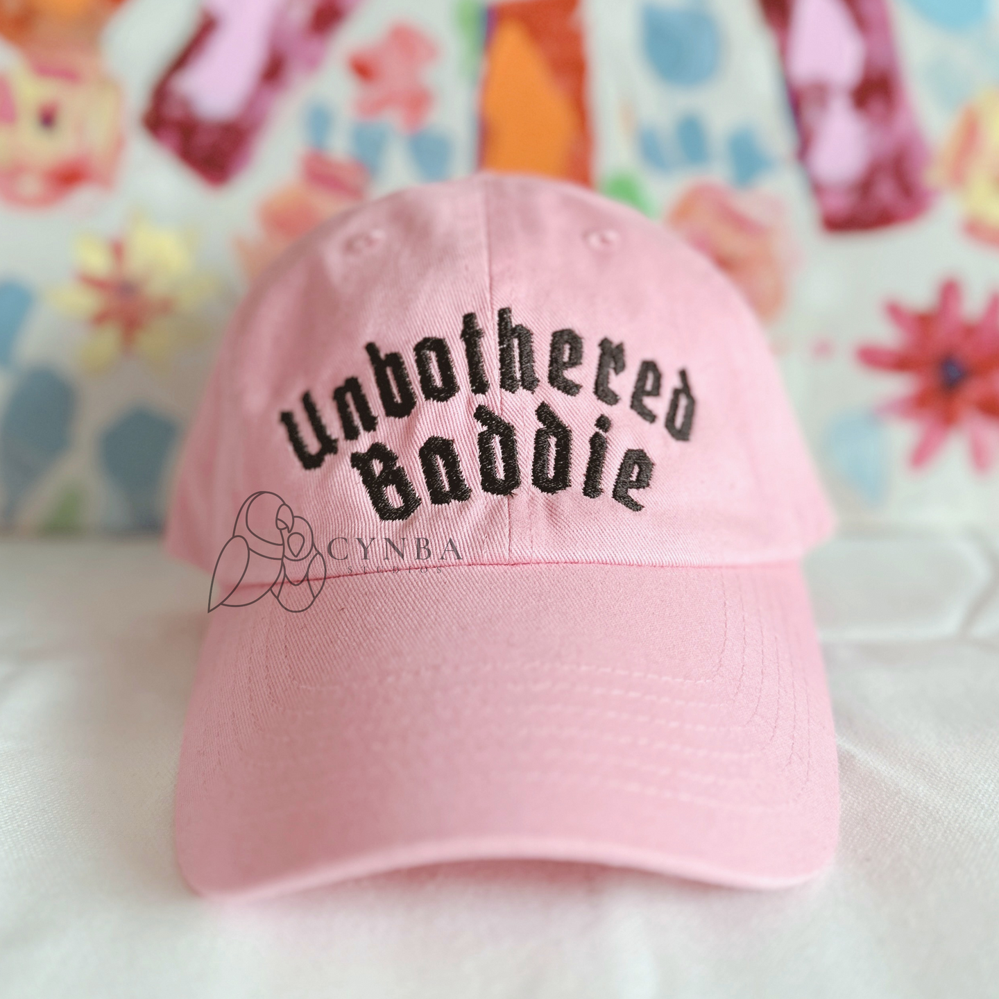 Unbothered Baddie Embroidered Dad Hat