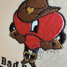 Load image into Gallery viewer, Vaquero Sad Heart Embroidered Patch
