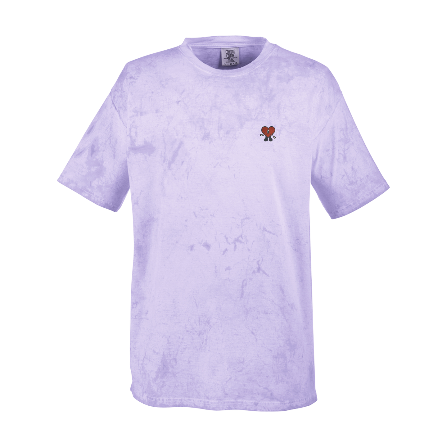 Sad Heart Tie Dye Embroidered T-shirt