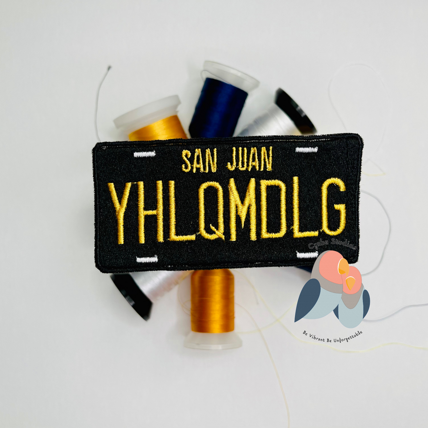 YHLQMDLG Plate Iron-On Patch