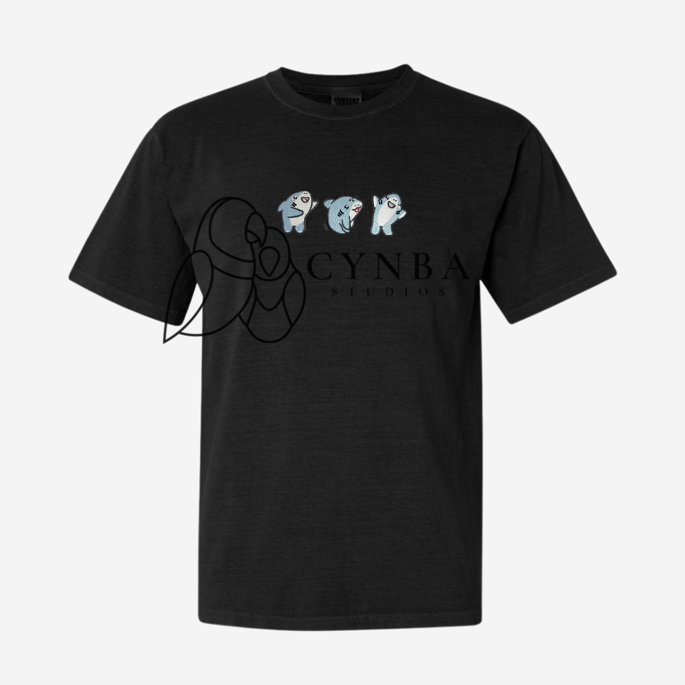 Custom Cute Dancing Shark T-shirt