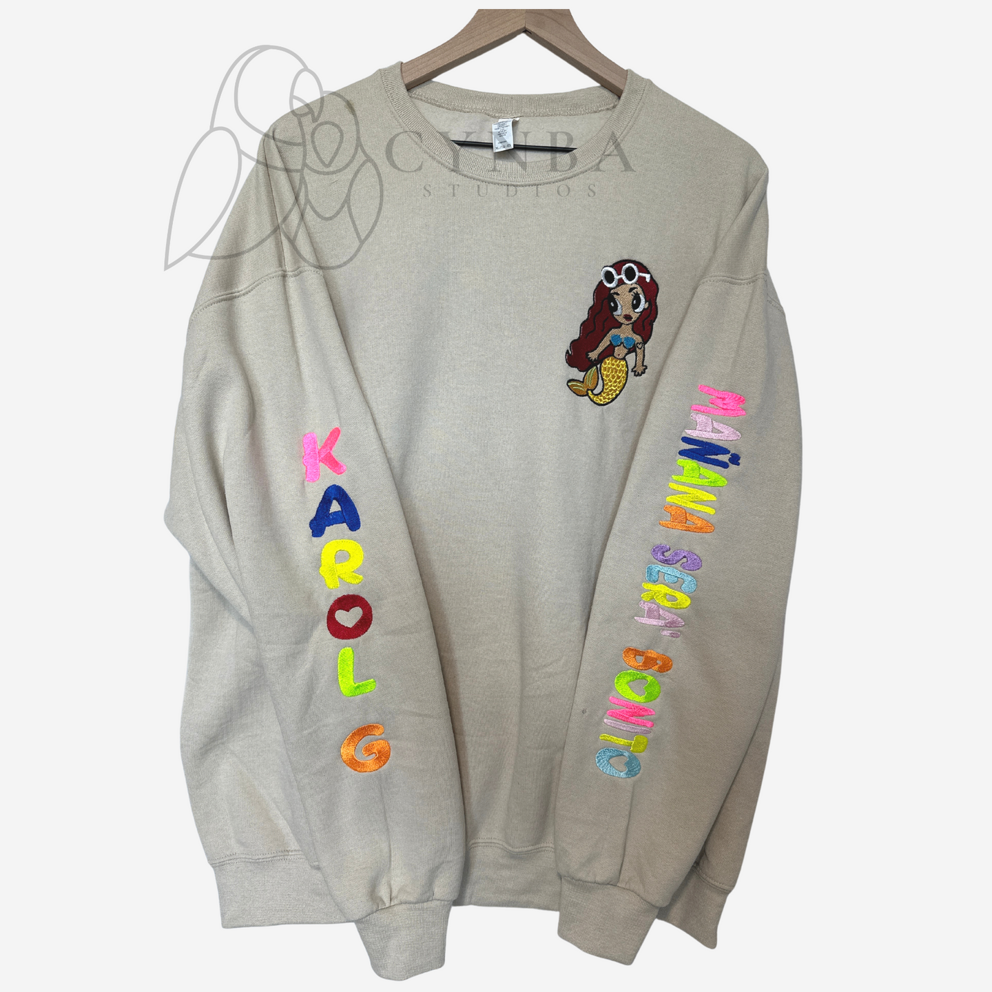 Siempre Va Ser Bonito Embroidered Sweatshirt