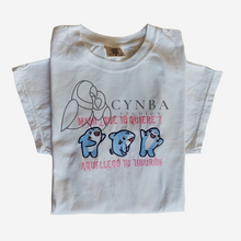 Load image into Gallery viewer, Cute Dancing Shark Embroidered T-shirt
