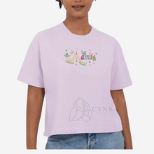 Load image into Gallery viewer, Mami Colorful Women&#39;s Boxy Embroidered T-shirt
