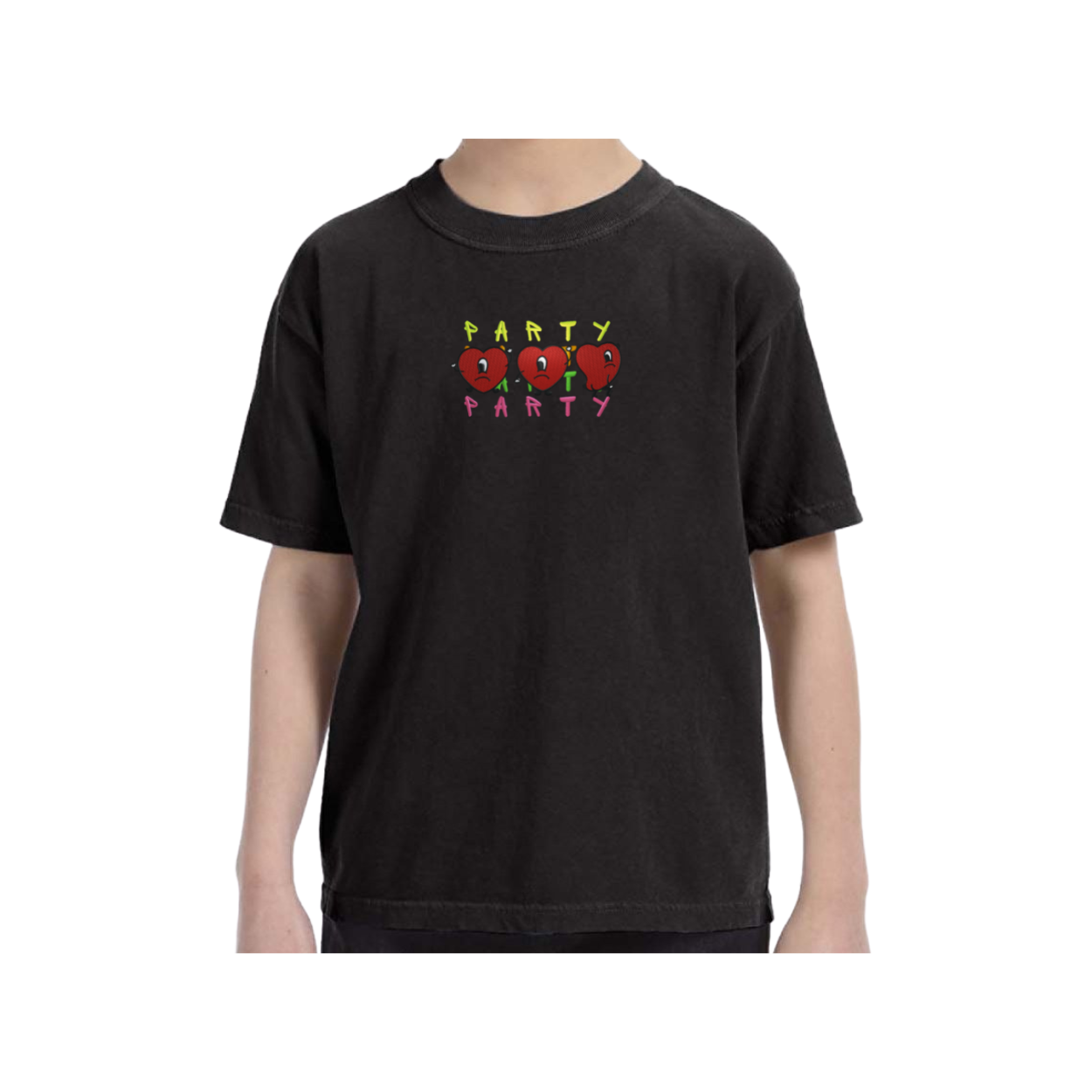 KIDS Heart Party Embroidered T-shirt