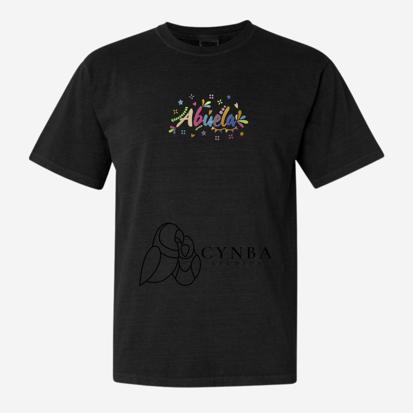 Abuela Colorful Embroidered T-shirt