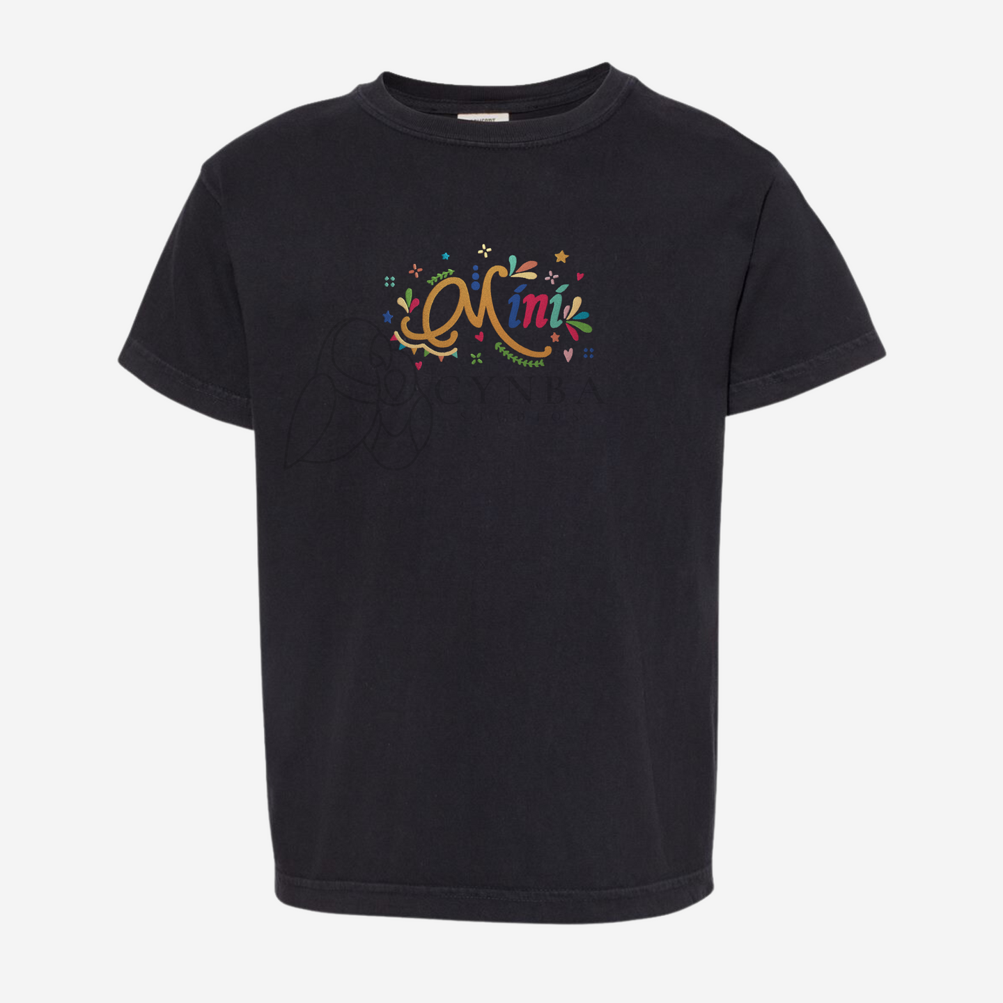 Mini Colorful Kids Embroidered T-shirt