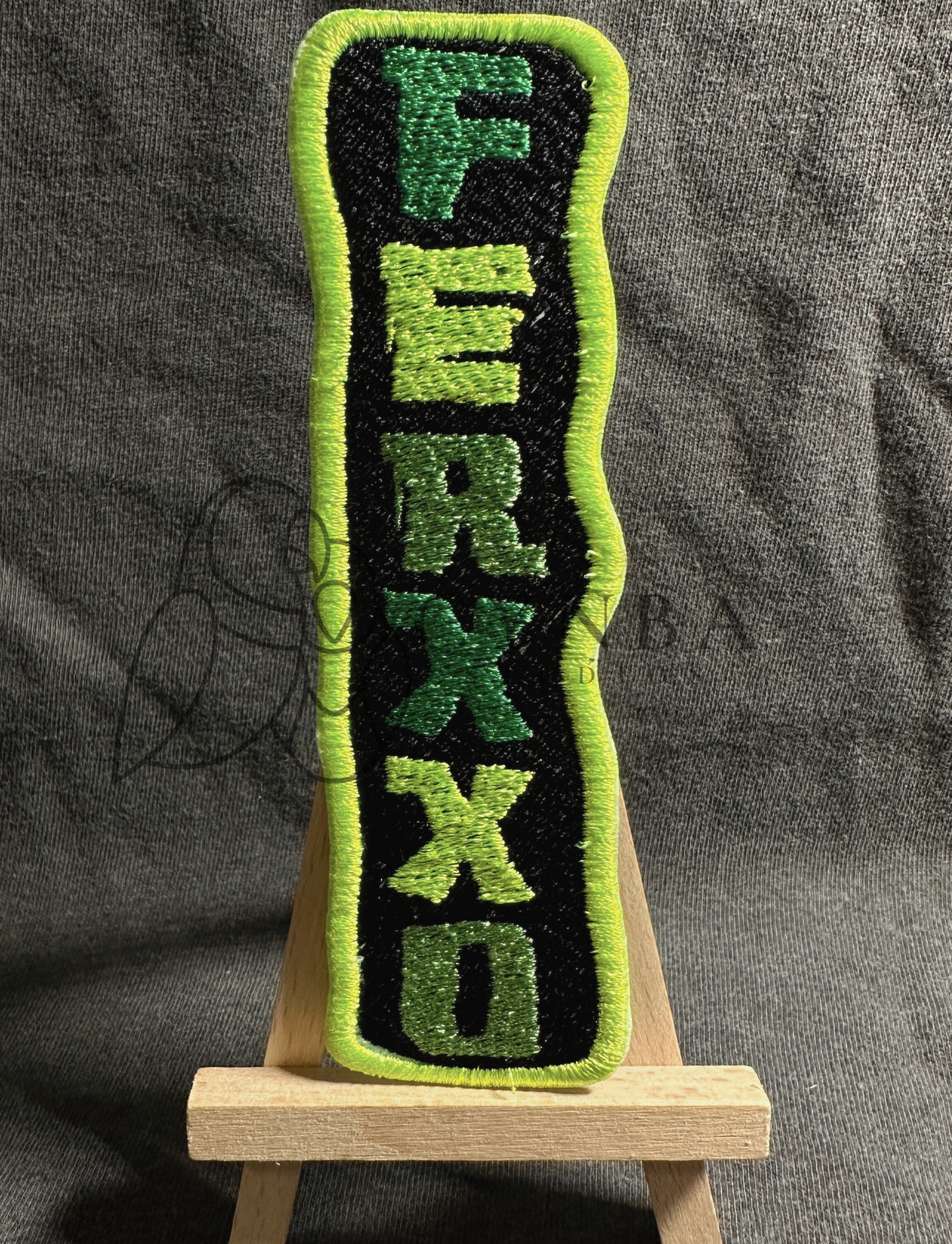 All Green Ferxx Iron-On Patch