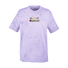 Load image into Gallery viewer, Tie Dye Summer Bunny Embroidered T-shirt
